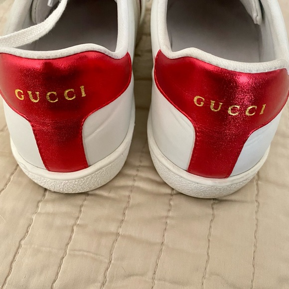 Gucci Ace Stripe Sneakers Tennis Shoes  39 - Picture 5 of 10